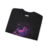 Goth Mami Wrestling Purple Horror Skull Unisex Heavy Blend™ Crewneck Sweatshirt | Gift Idea