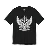 Nightmare Coat of Arms Wrestling Metal Wings Skull Unisex Jersey Short Sleeve Tee