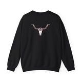 Eff Your Story Rocky Wrestling Bloodline Bull Skull Unisex Heavy Blend™ Crewneck Sweatshirt | Gift Idea