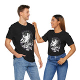 Goth Mami Wrestling White Horror Skull Unisex Jersey Short Sleeve Tee