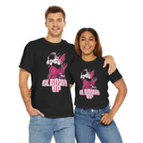 Elbows Up Heart Attack Canadian Wrestling Unisex Heavy Cotton Tee