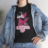 Elbows Up Heart Attack Canadian Wrestling Unisex Heavy Cotton Tee