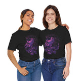Gothic Mami Wrestling Purple Horror Skull Unisex Jersey Short Sleeve Tee (Canada Only)
