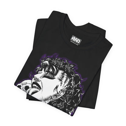 Goth Mami Wrestling White Logo Halloween Unisex Jersey Short Sleeve T-Shirt