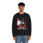 Mouseface has a Question for You Scary Movie Halloween Horror Unisex Heavy Blend™ Crewneck Sweatshirt