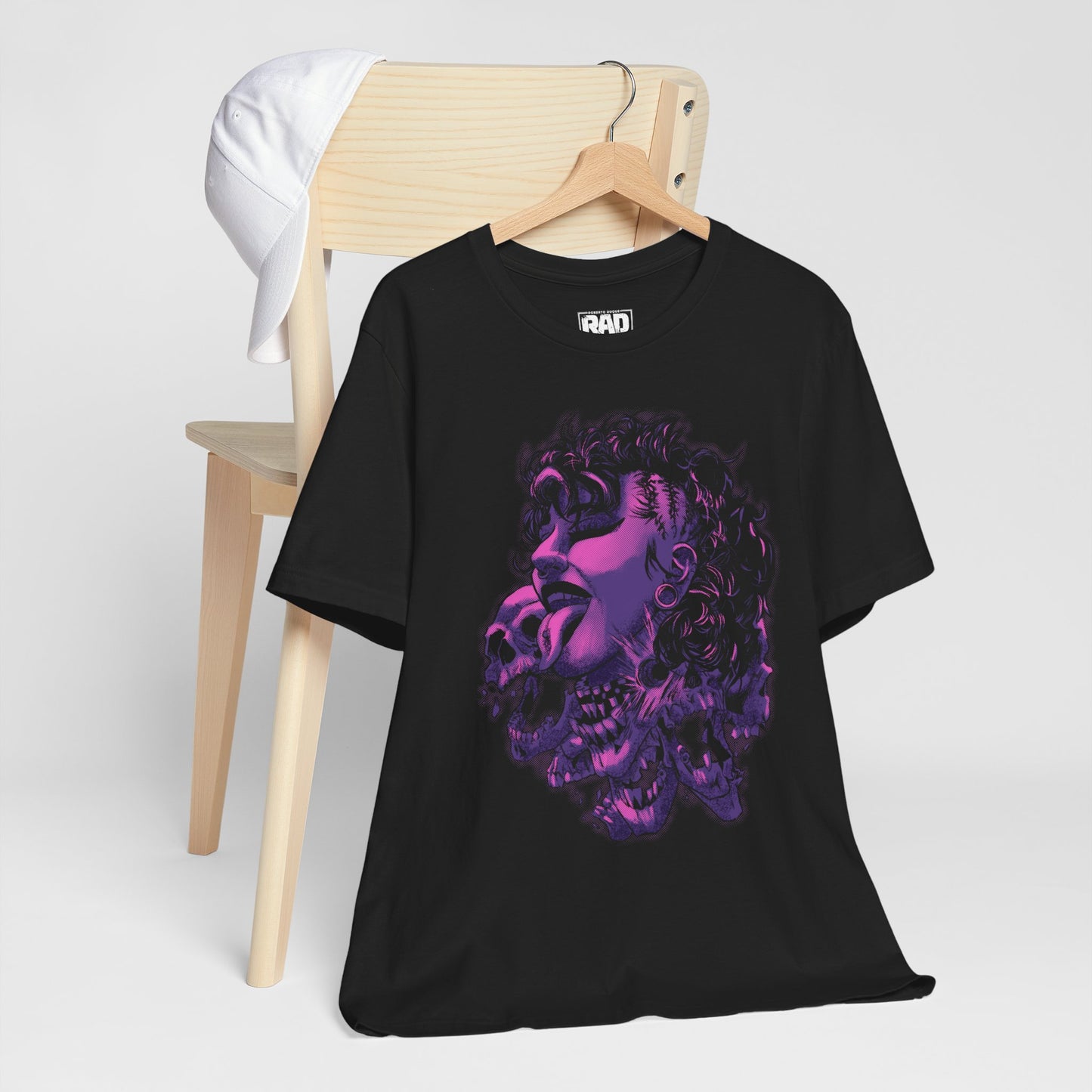 Goth Mami Wrestling Purple Logo Halloween Unisex Jersey Short Sleeve T-Shirt