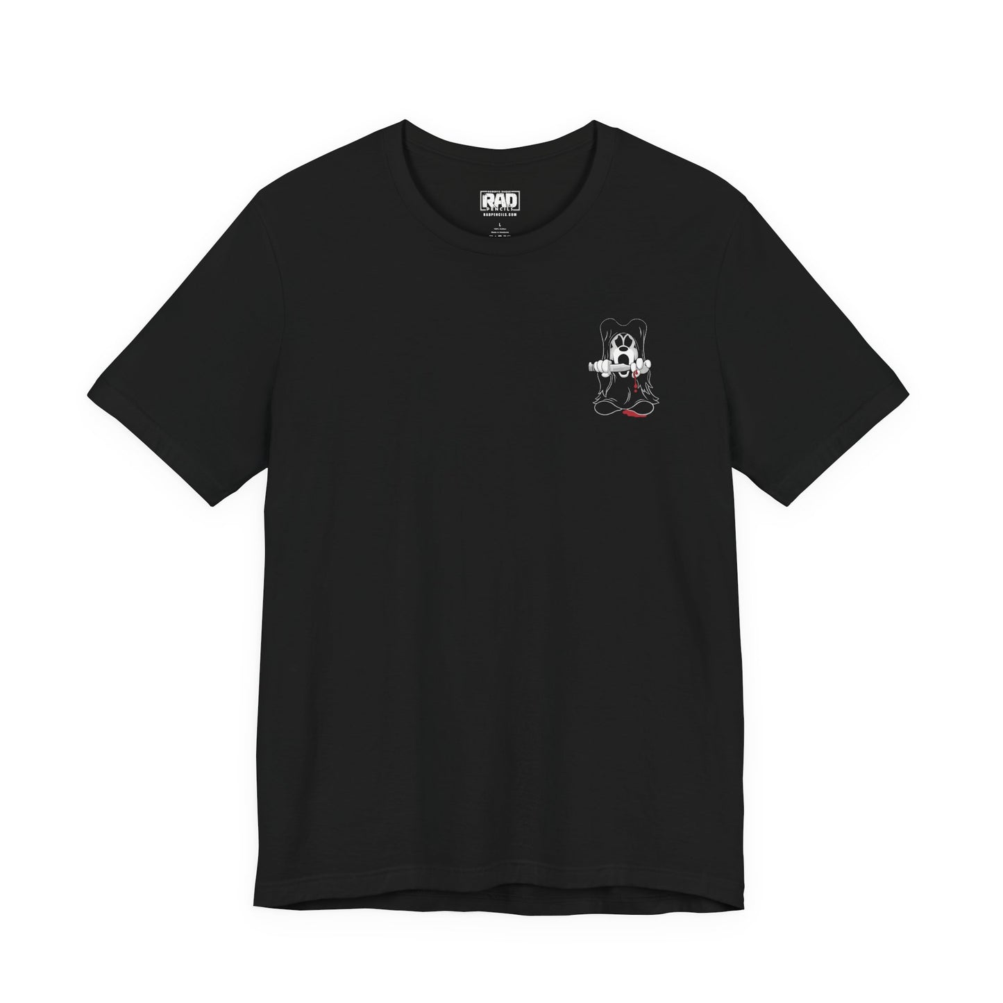 Mouseface Halloween Horror Cartoon Mashup Unisex Jersey Short Sleeve Tee