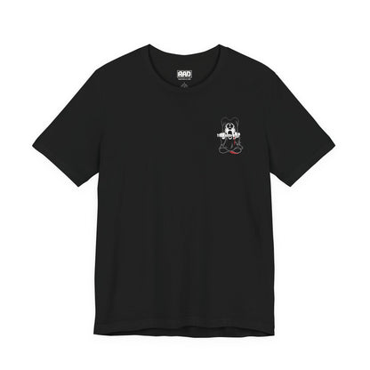 Mouseface Halloween Horror Cartoon Mashup Unisex Jersey Short Sleeve Tee