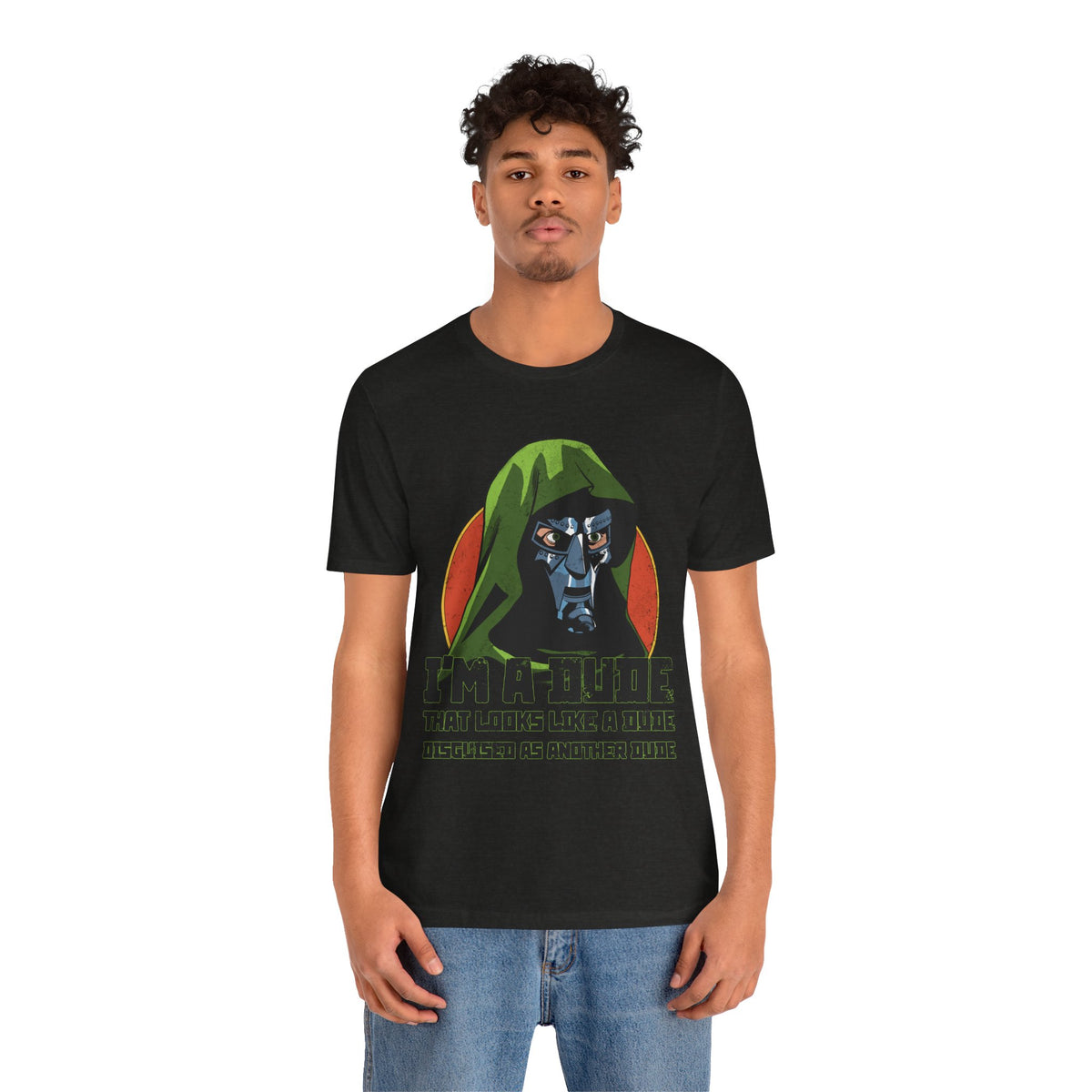 "I'm a Dude" Hooded Comic Villain Graphic Tee