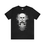 Pinheadcchio Hellraiser Scary Movie Halloween Horror Cartoon Unisex Jersey Short Sleeve Tee