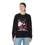 Mouseface has a Question for You Scary Movie Halloween Horror Unisex Heavy Blend™ Crewneck Sweatshirt