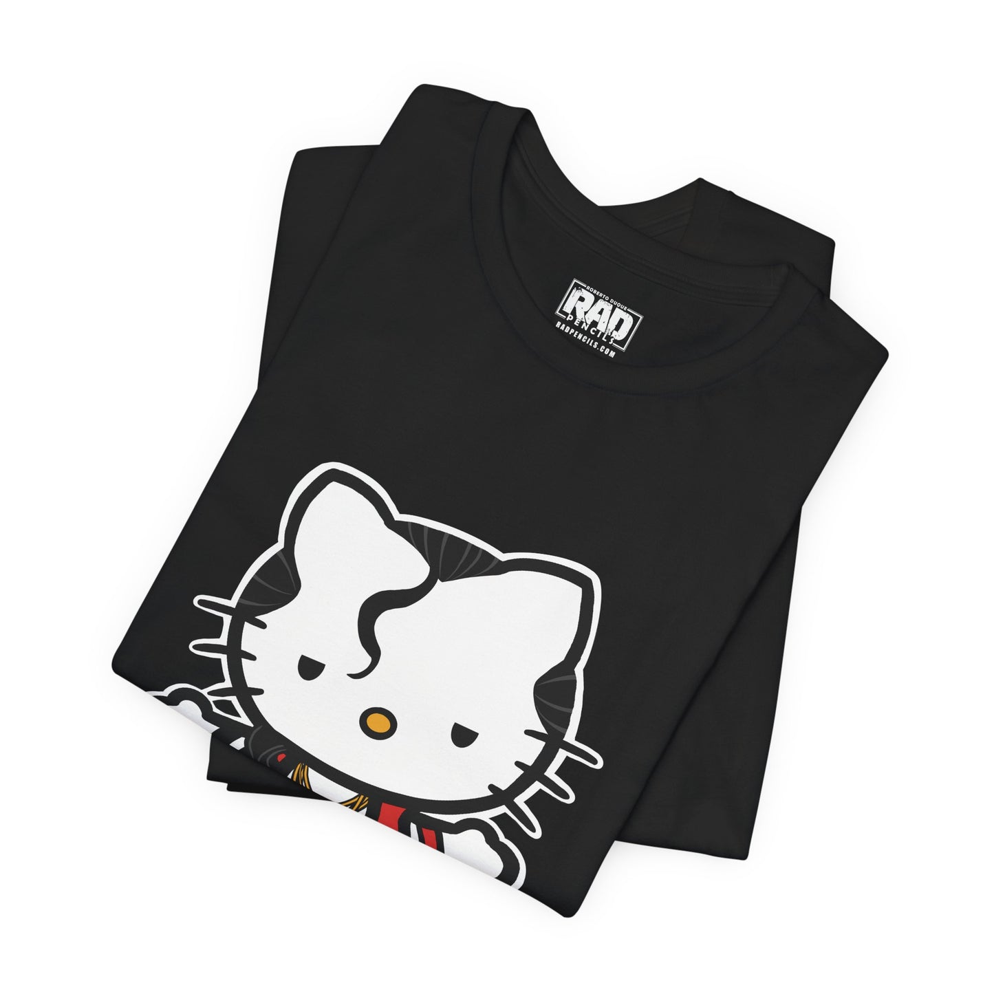Hey Yo Kitty Japanese Wrestling Red Bad Cat Unisex Jersey Short Sleeve T-Shirt