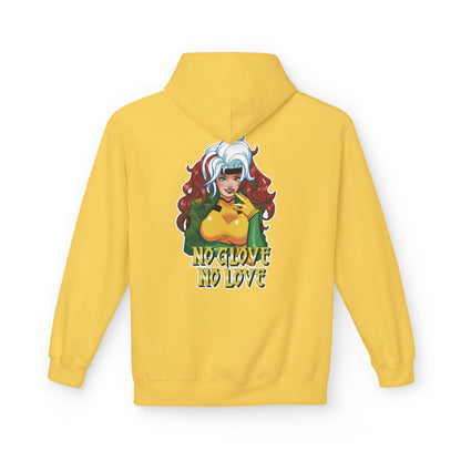 No Glove No Love Superhero Comic Unisex Midweight Softstyle Fleece Hoodie