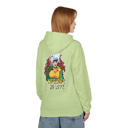 No Glove No Love Superhero Comic Unisex Midweight Softstyle Fleece Hoodie