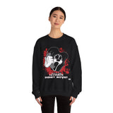 Mouseface has a Question for You Scary Movie Halloween Horror Unisex Heavy Blend™ Crewneck Sweatshirt