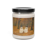 Witch Ghosts in Autumn Halloween Scented Soy Candle, 9oz | Gift Idea | Gothic Home Decor | Fall Orange Aesthetic