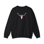 Eff Your Story Rocky Wrestling Bloodline Bull Skull Unisex Heavy Blend™ Crewneck Sweatshirt | Gift Idea