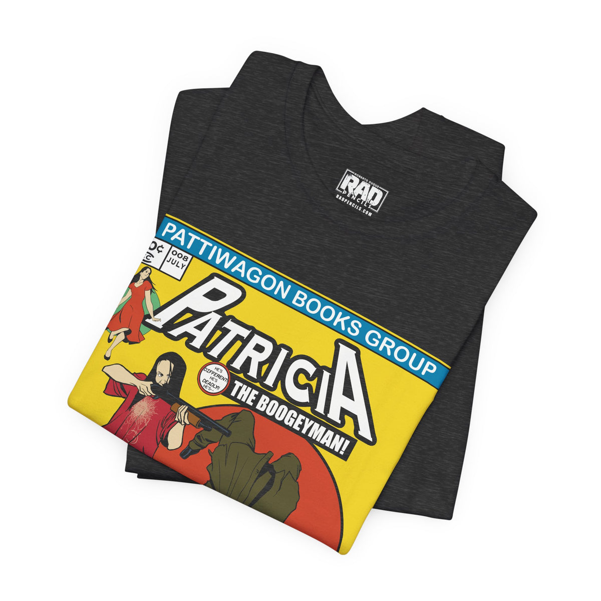 Patricia vs The Boogeyman Retro Horror Comic Graphic T-Shirt