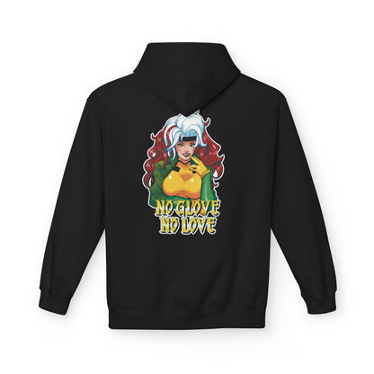 No Glove No Love Superhero Comic Unisex Midweight Softstyle Fleece Hoodie