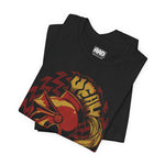 Vintage Inspired Knight's Helmet Metal Band Distressed Unisex Jersey Short Sleeve Tee