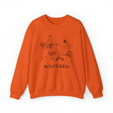 Hocus Pocus Mean Witches You Can't Sit With Us Retro Cartoon Unisex Heavy Blend™ Crewneck Sweatshirt | Fall Autumn| Humour TV  | Gift Idea