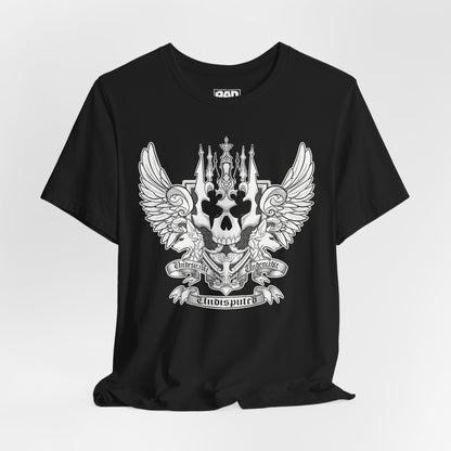 Nightmare Coat of Arms Wrestling Metal Wings Skull Unisex Jersey Short Sleeve Tee