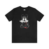 Mouseface Drip Scream Scary Movie Halloween Horror Cartoon Unisex Jersey Short Sleeve Tee