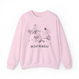 Hocus Pocus Mean Witches You Can't Sit With Us Retro Cartoon Unisex Heavy Blend™ Crewneck Sweatshirt | Fall Autumn| Humour TV  | Gift Idea