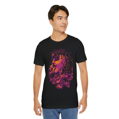 Goth Mami Wrestling Pink Logo Halloween Unisex Jersey Short Sleeve T-Shirt