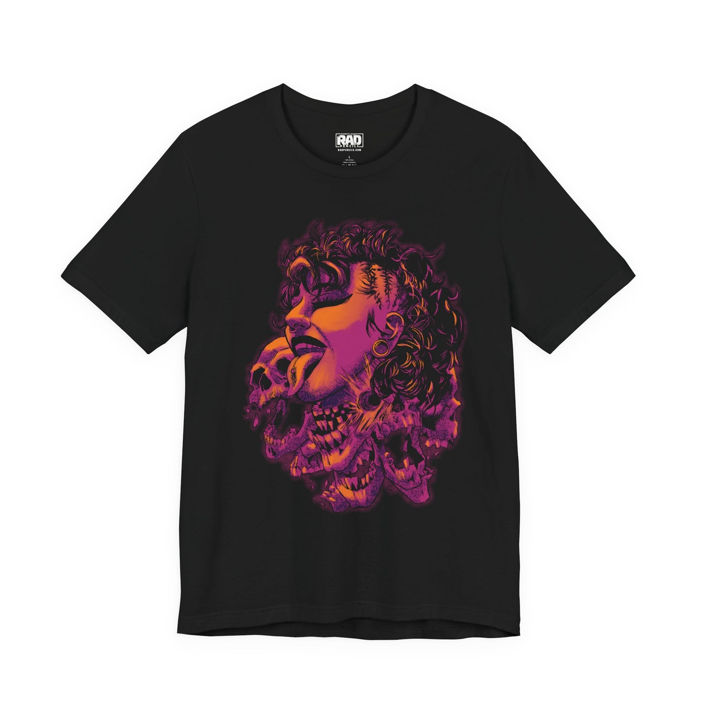 Goth Mami Wrestling Pink Logo Halloween Unisex Jersey Short Sleeve T-Shirt