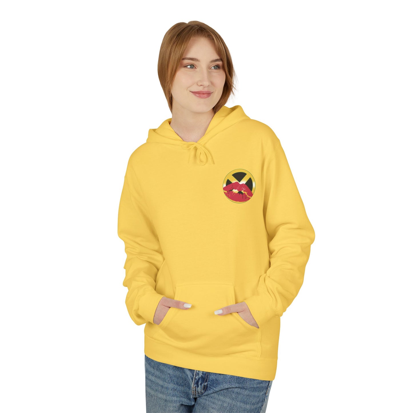 No Glove No Love Superhero Comic Unisex Midweight Softstyle Fleece Hoodie