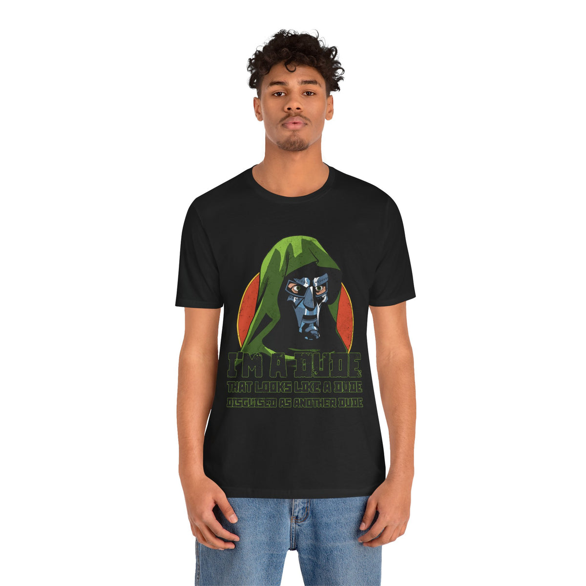 "I'm a Dude" Hooded Comic Villain Graphic Tee