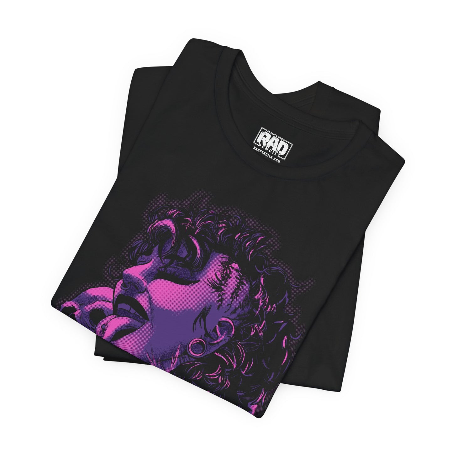 Goth Mami Wrestling Purple Logo Halloween Unisex Jersey Short Sleeve T-Shirt