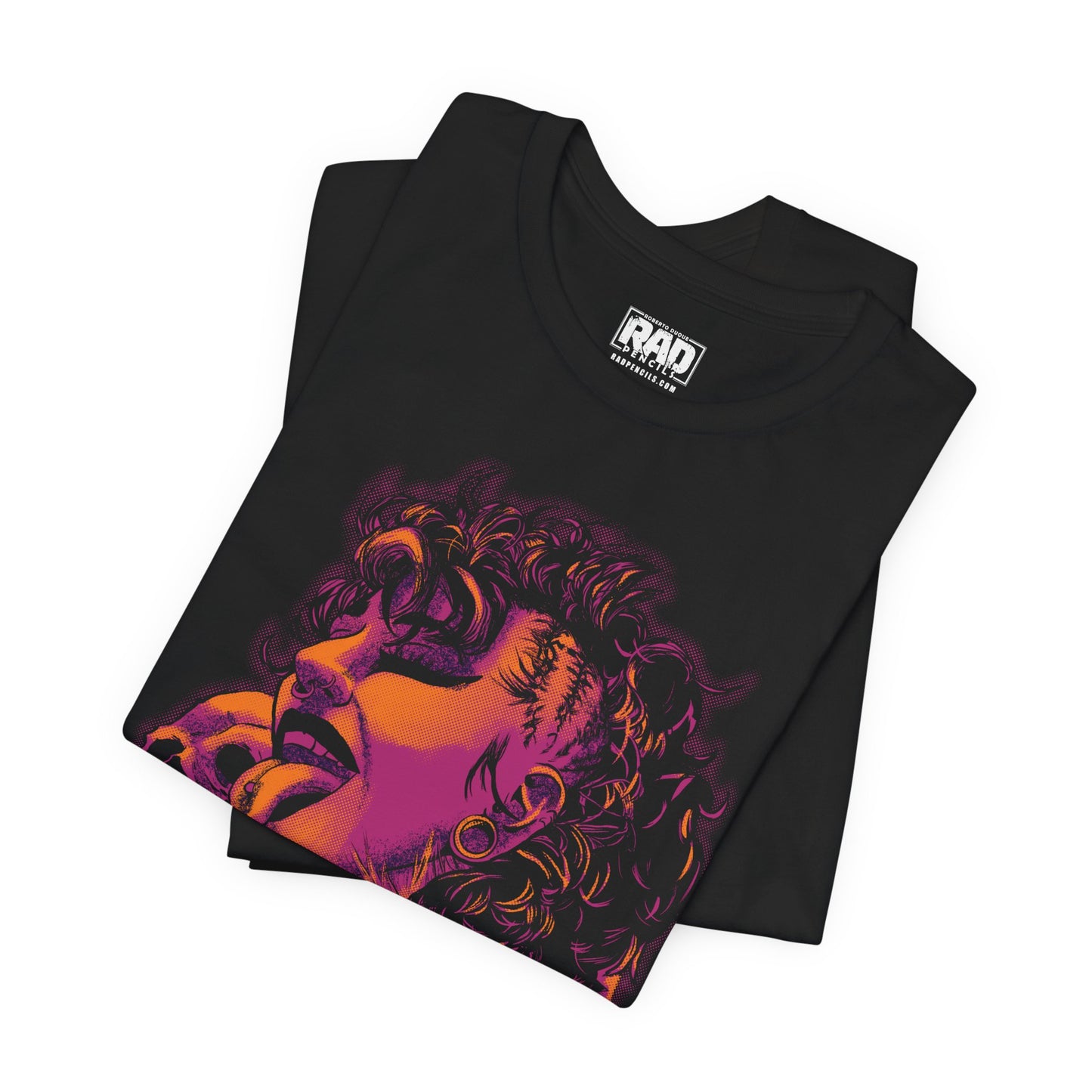 Goth Mami Wrestling Pink Logo Halloween Unisex Jersey Short Sleeve T-Shirt