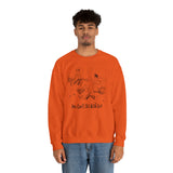 Hocus Pocus Mean Witches You Can't Sit With Us Retro Cartoon Unisex Heavy Blend™ Crewneck Sweatshirt | Fall Autumn| Humour TV  | Gift Idea