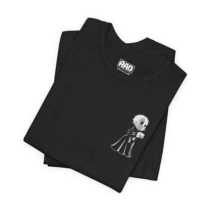 Hell Raising Pinheadcchio Scary Movie Halloween Horror Cartoon Unisex Jersey Short Sleeve Tee