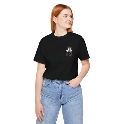 Mouseface Halloween Horror Cartoon Mashup Unisex Jersey Short Sleeve Tee