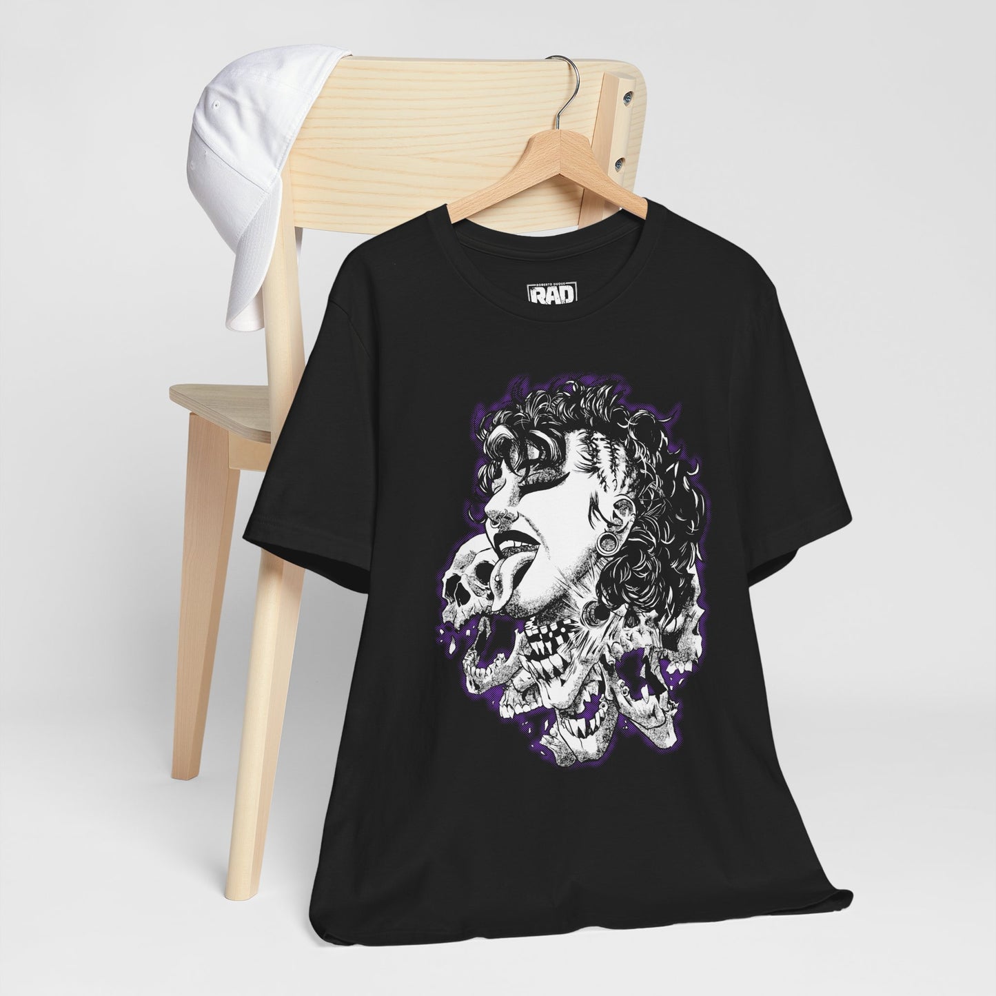 Goth Mami Wrestling White Logo Halloween Unisex Jersey Short Sleeve T-Shirt