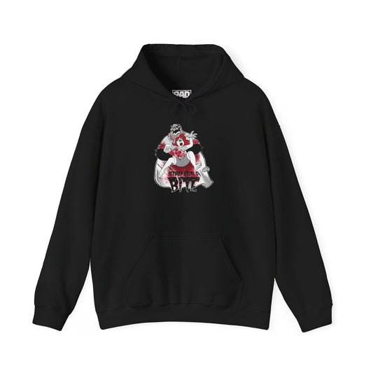 Chainsaw Pete Scary Movie Halloween Horror Cartoon Unisex Heavy Blend™ Hooded Sweatshirt