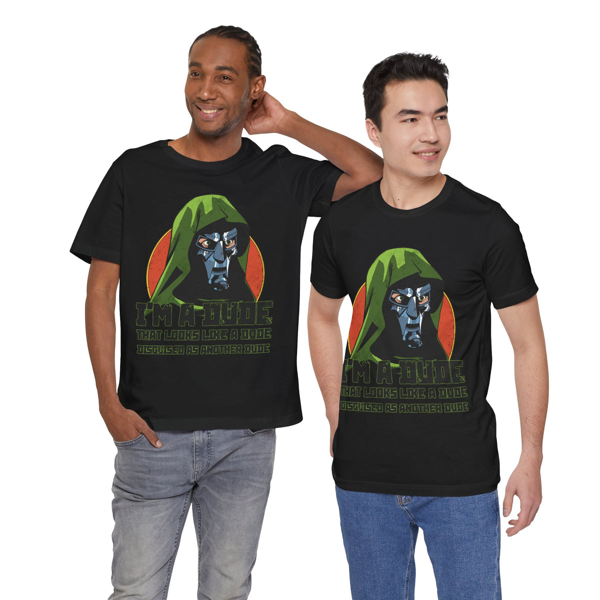 "I'm a Dude" Hooded Comic Villain Graphic Tee