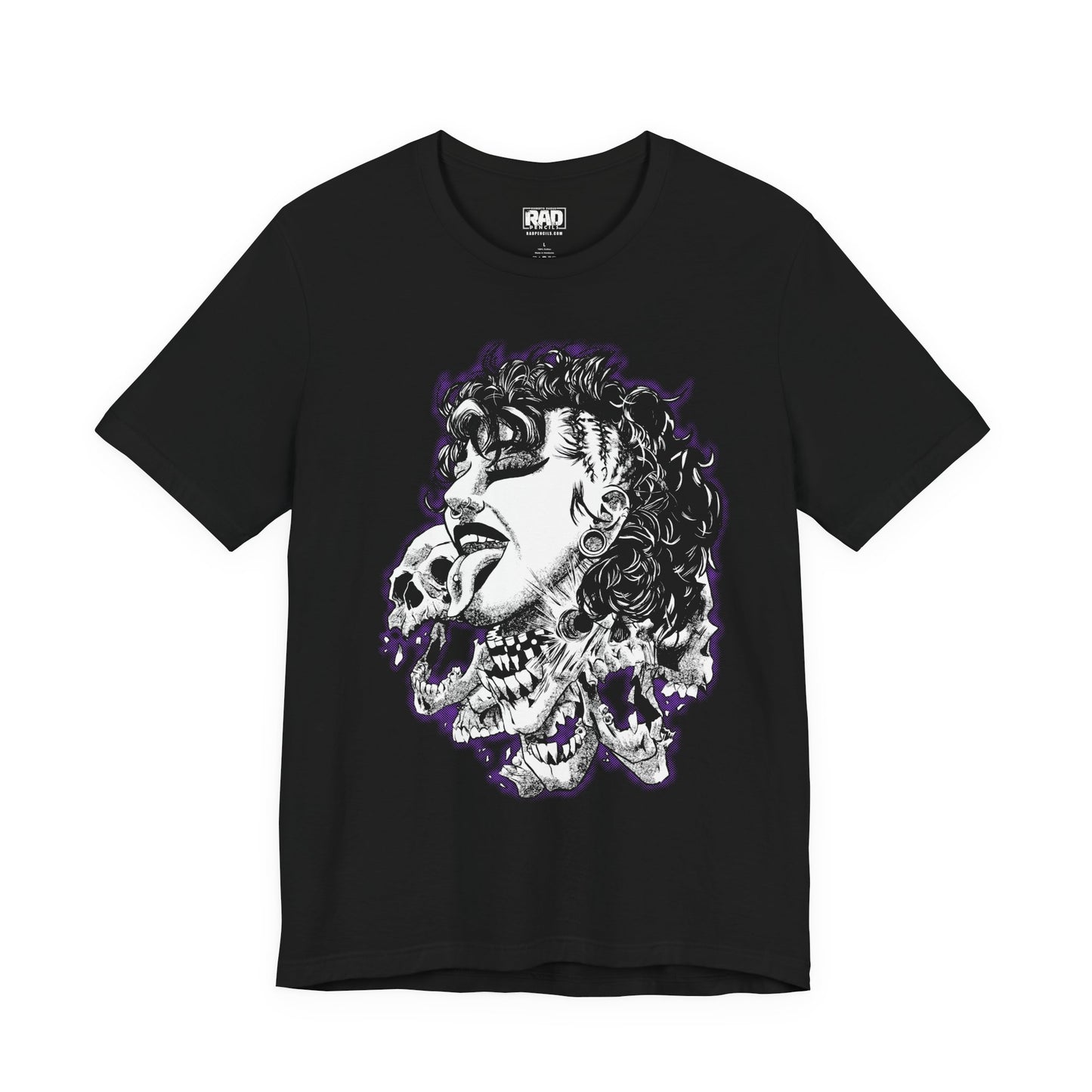 Goth Mami Wrestling White Logo Halloween Unisex Jersey Short Sleeve T-Shirt