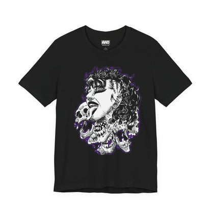Goth Mami Wrestling White Logo Halloween Unisex Jersey Short Sleeve T-Shirt