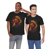 Vintage Inspired Knight's Helmet Metal Band Distressed Unisex Jersey Short Sleeve Tee