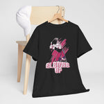 Elbows Up Heart Attack Canadian Wrestling Unisex Heavy Cotton Tee