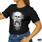 Pinheadcchio Hellraiser Scary Movie Halloween Horror Cartoon Unisex Jersey Short Sleeve Tee