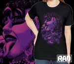 Mami's Judgement Wrestling Ripley Purple Horror Skull Unisex Jersey Short Sleeve Tee