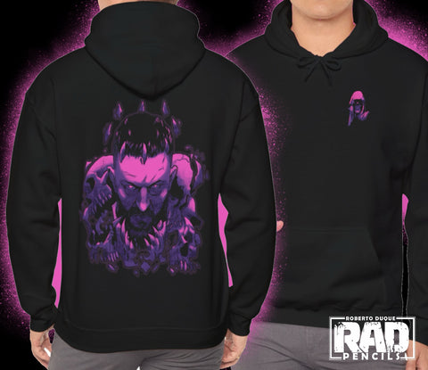 Demon Prince Wrestling Balor Purple Horror Skull Unisex Heavy Blend™ Hooded Sweatshirt