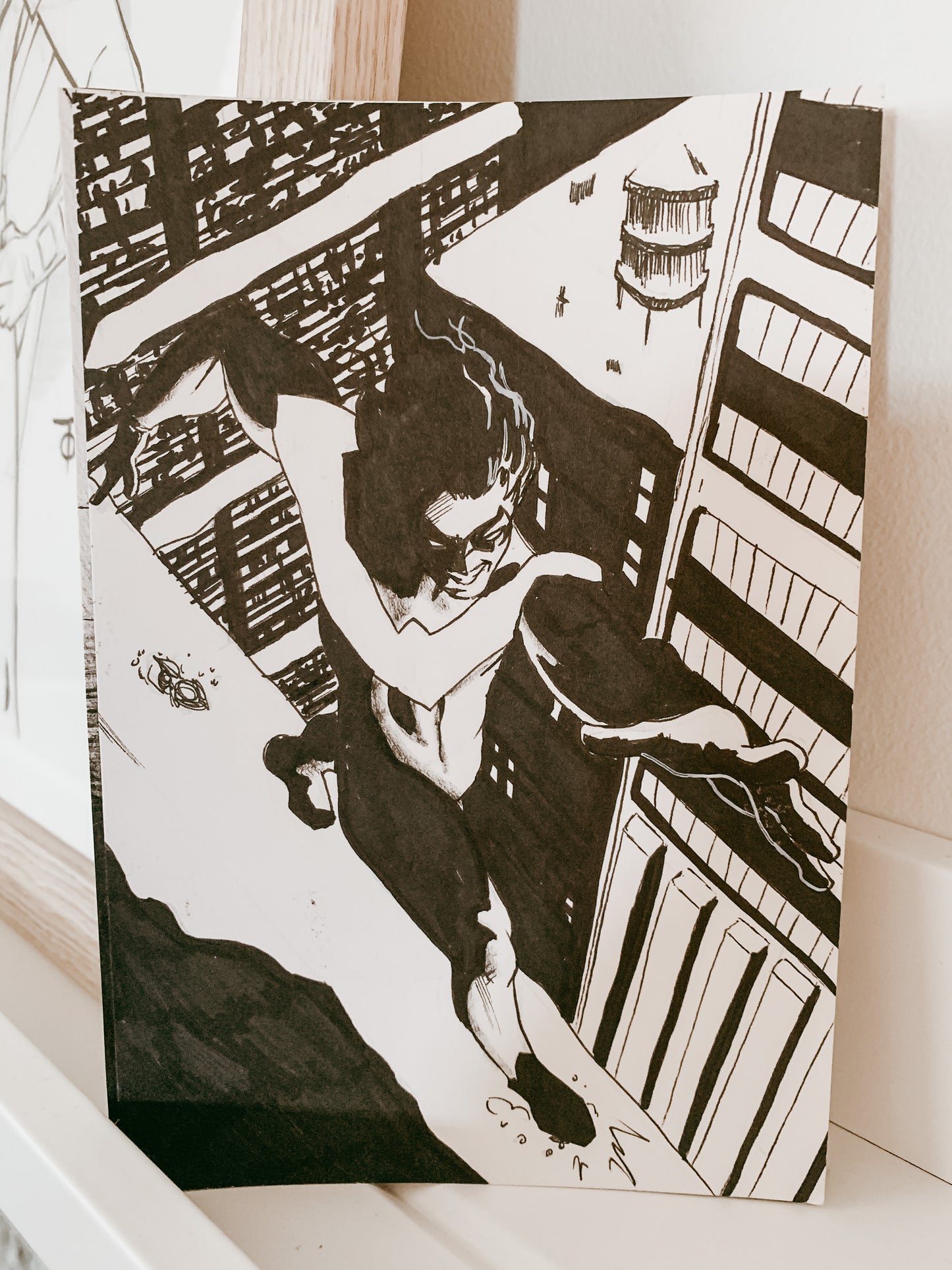 Original Batober 2021 Day 14 Nightwing Art