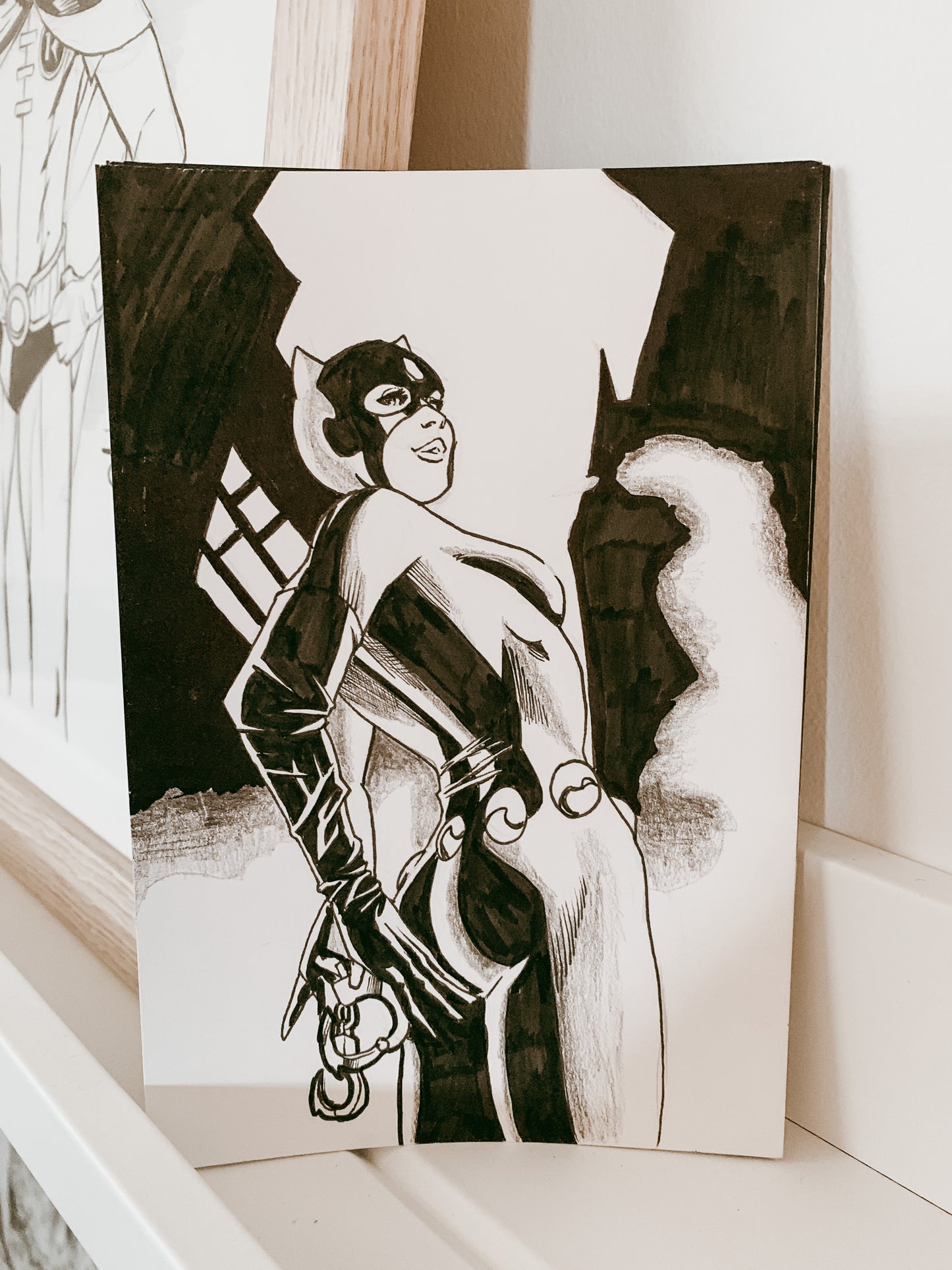 Original Batober 2021 Day 9 Catwoman Art