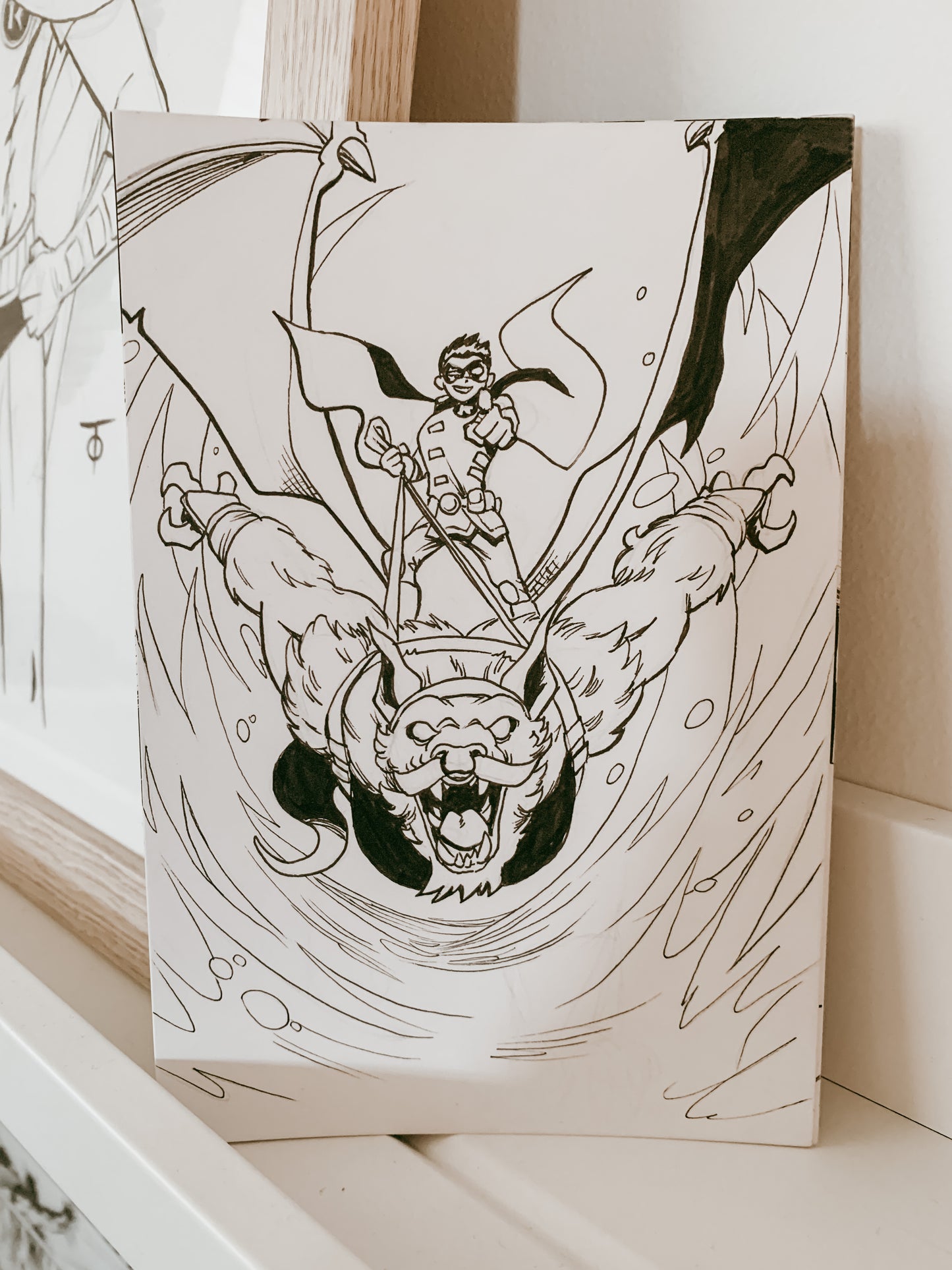Original Batober 2021 Day 25 Robin & Goliath Art